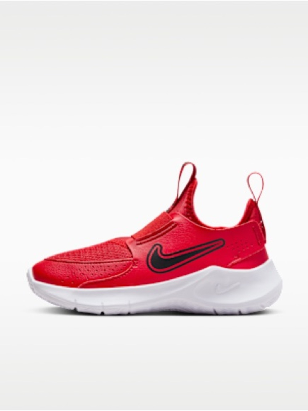 Nike Kids Red and Black Slip-On Casual Sneaker